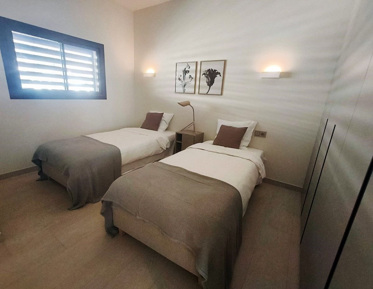 The twin bedroom