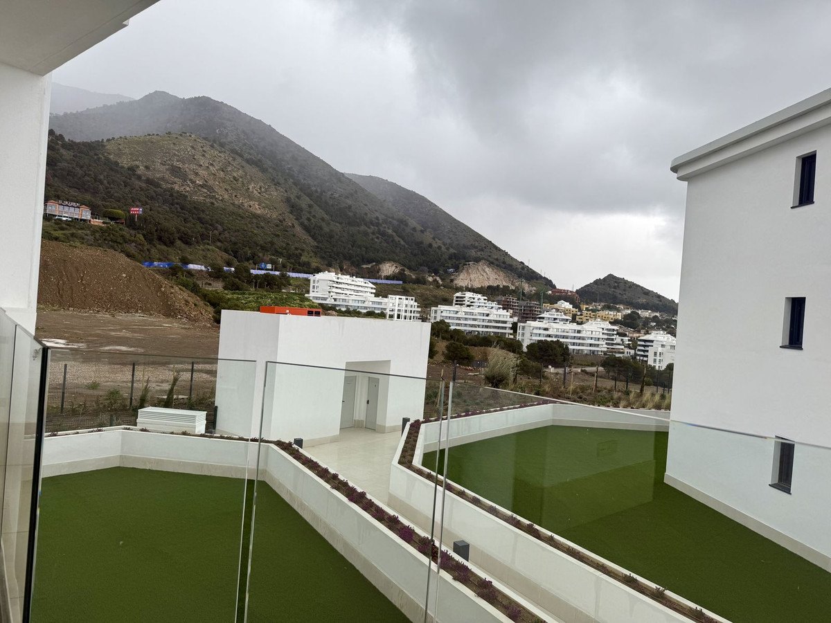 The sierra rising behind the building