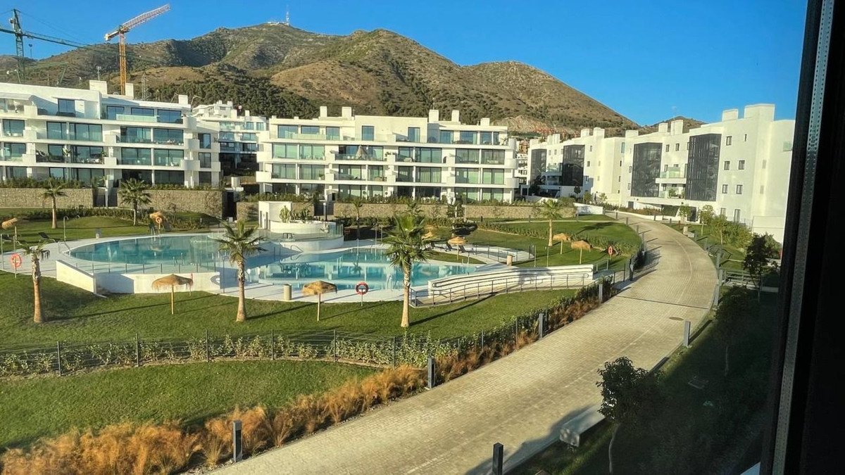 The community pools under the hills