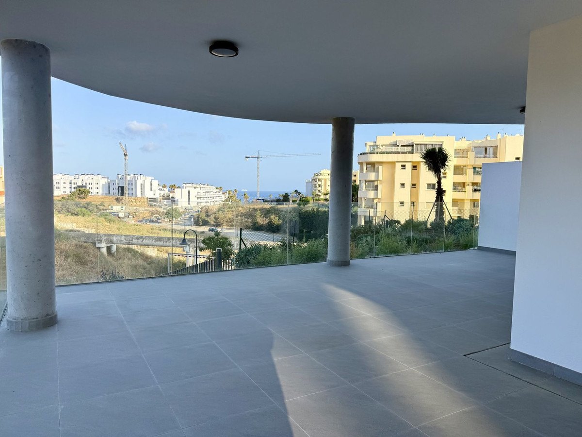 The large covered terrace