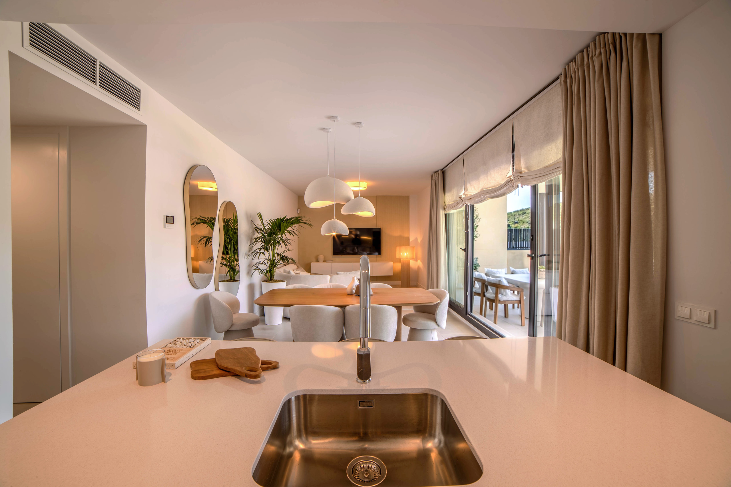The kitchen as delivered