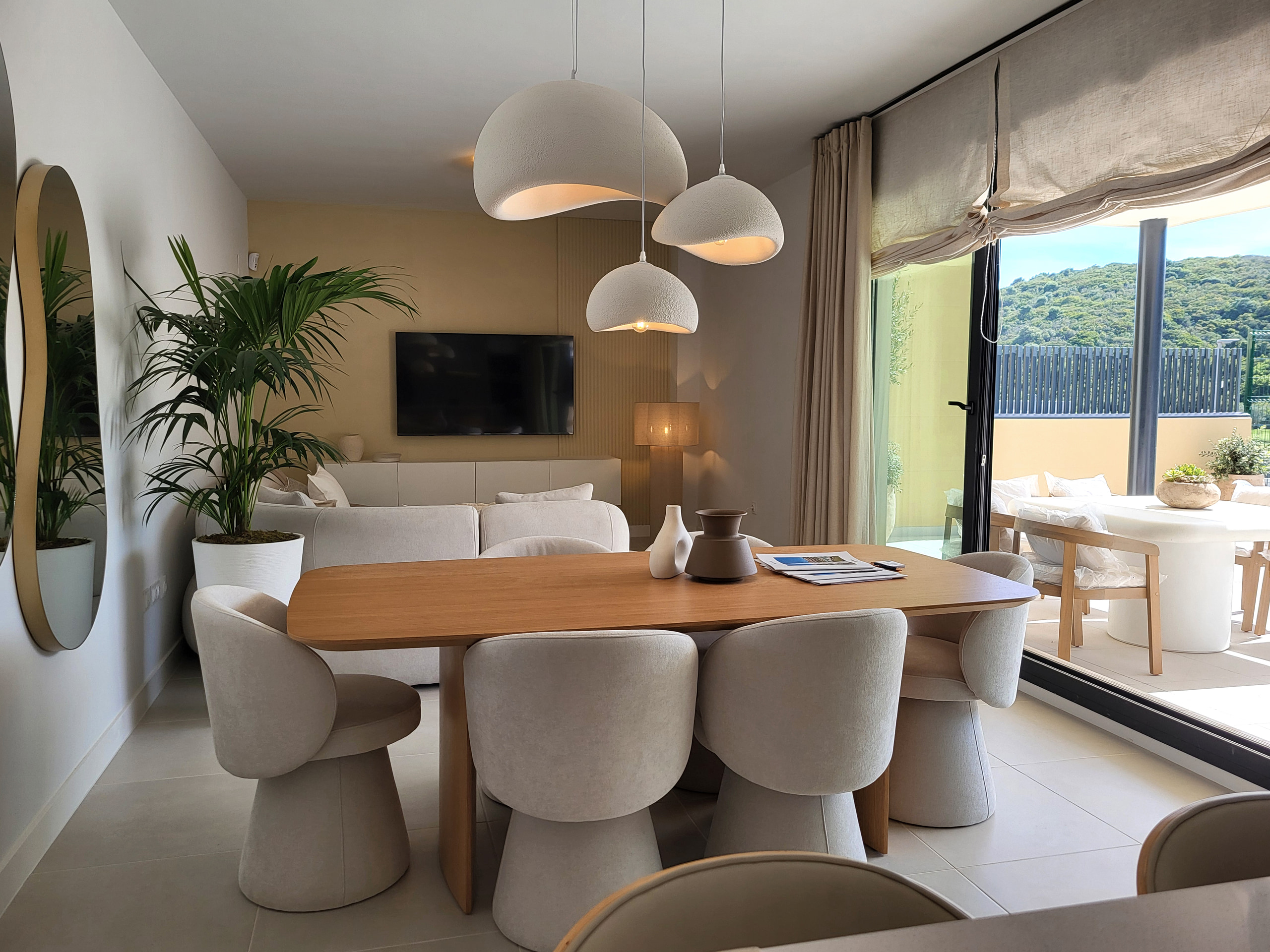 Ground-floor living room, finished show home