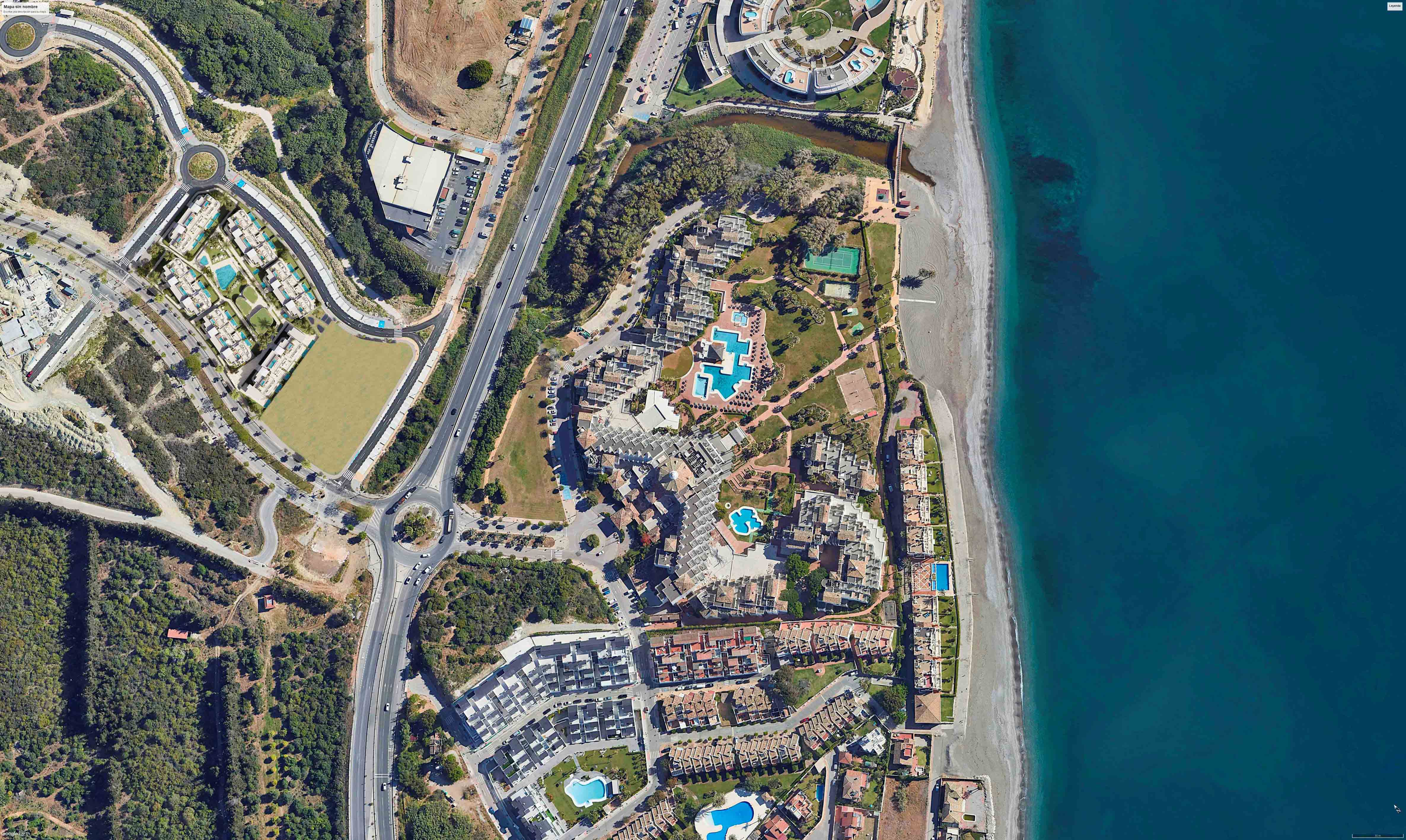 Estepona's west side, from the air