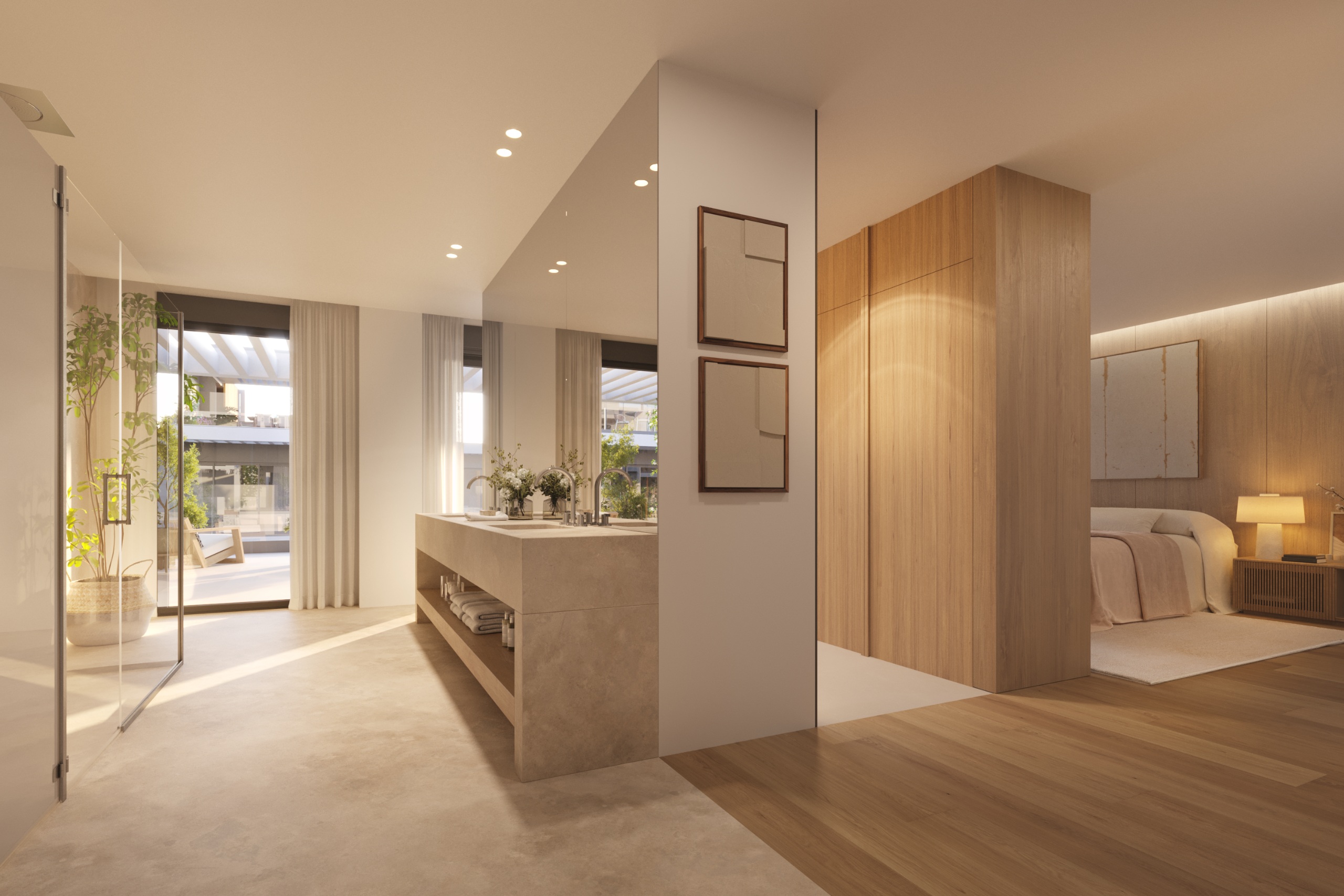 Bathroom in Porcelanosa and Noken