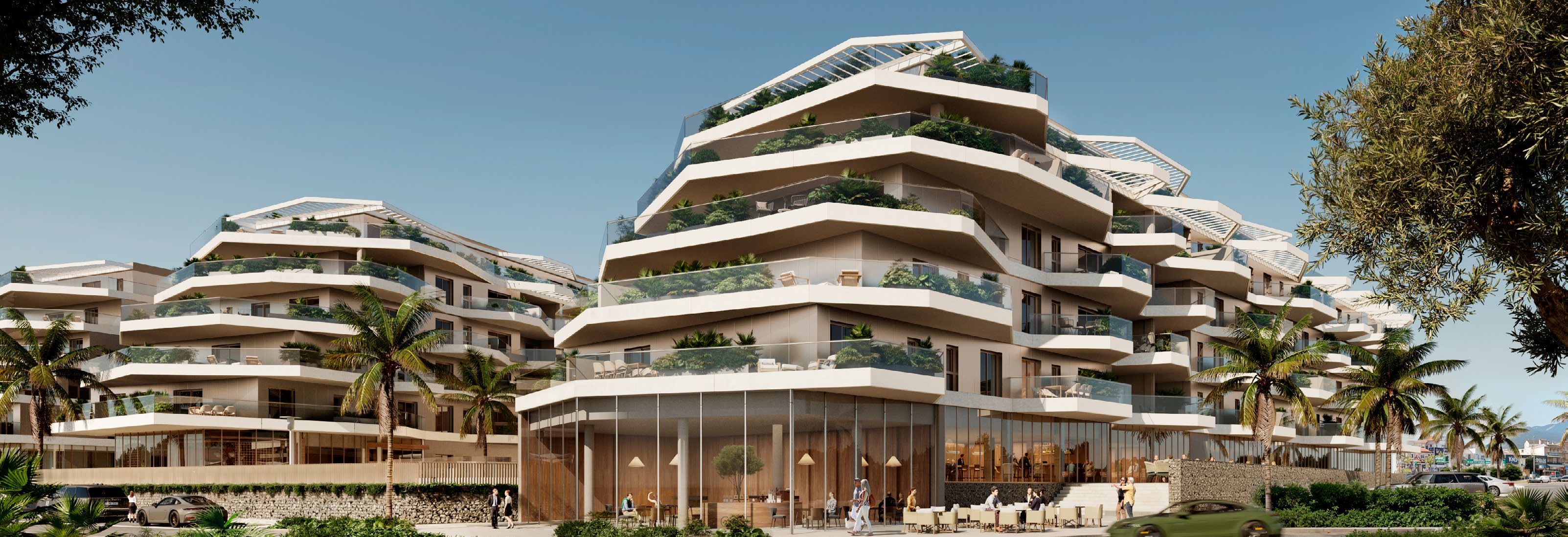 1–4 bedroom apartments near Fuengirola at dusk