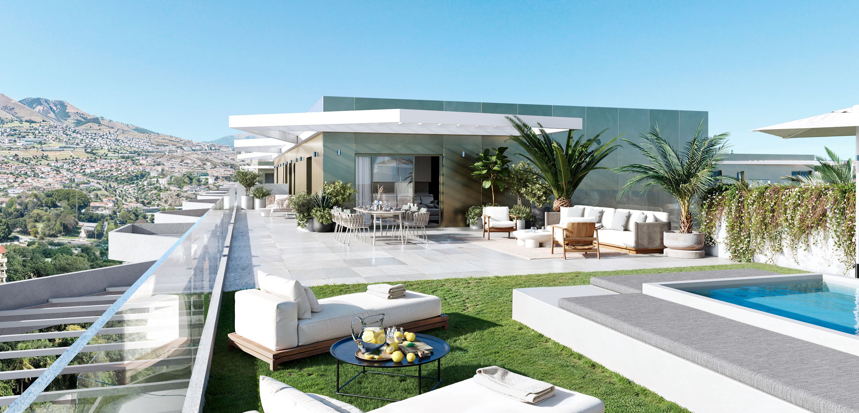 Rooftop towards the sea