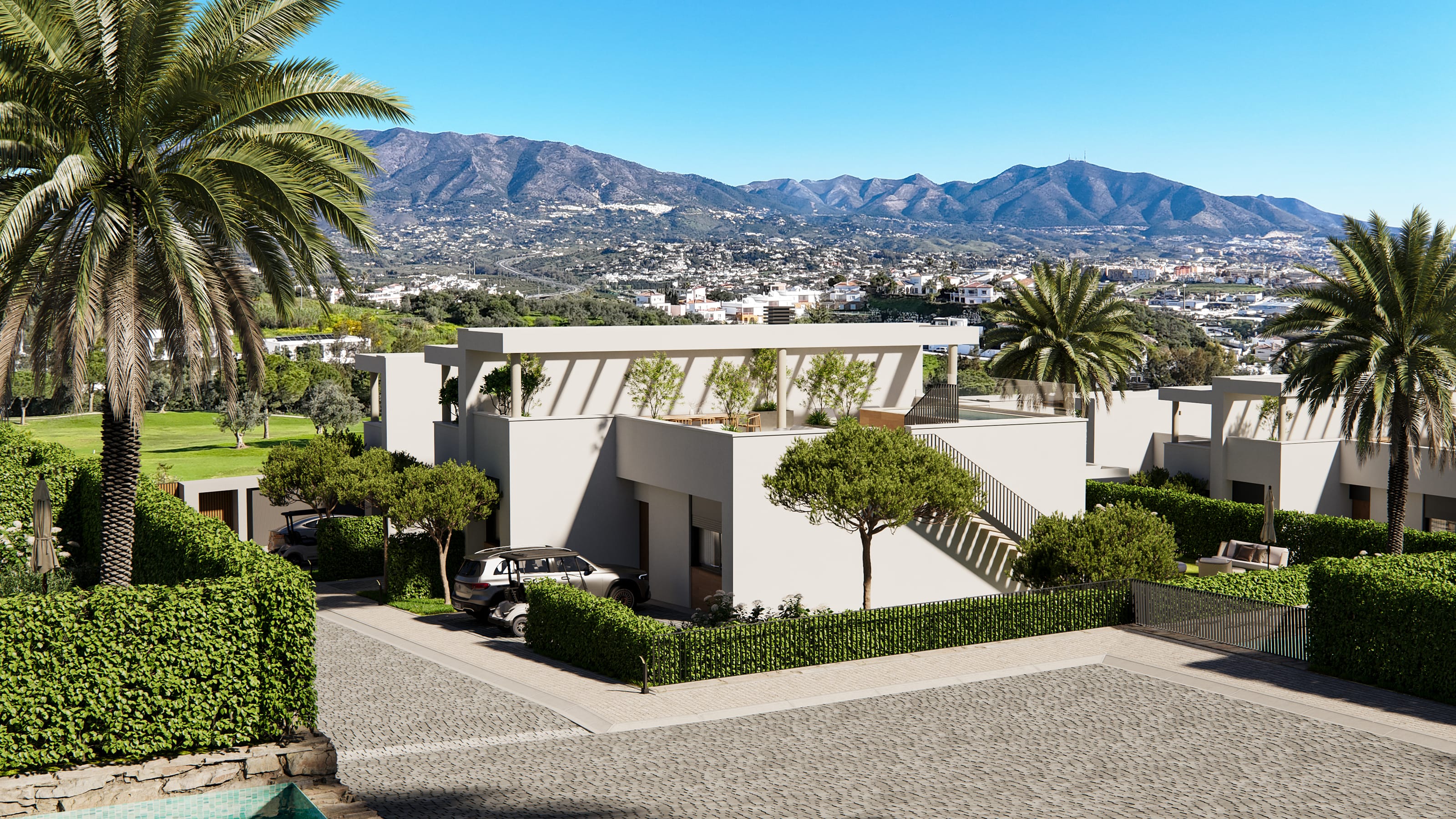 2 and 3 bedroom houses in Mijas