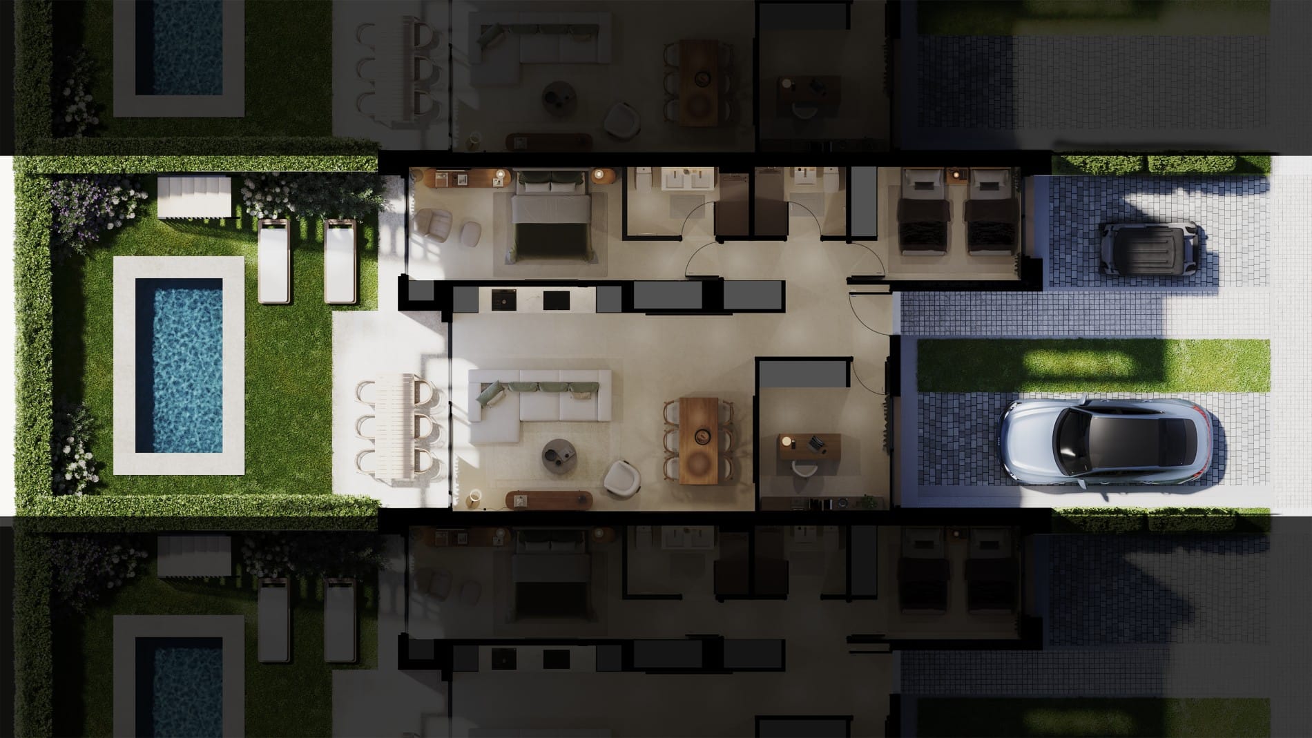 House type A4E — ground floor