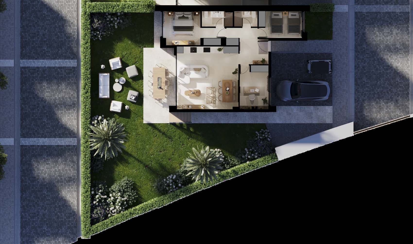 House type C1A — ground floor