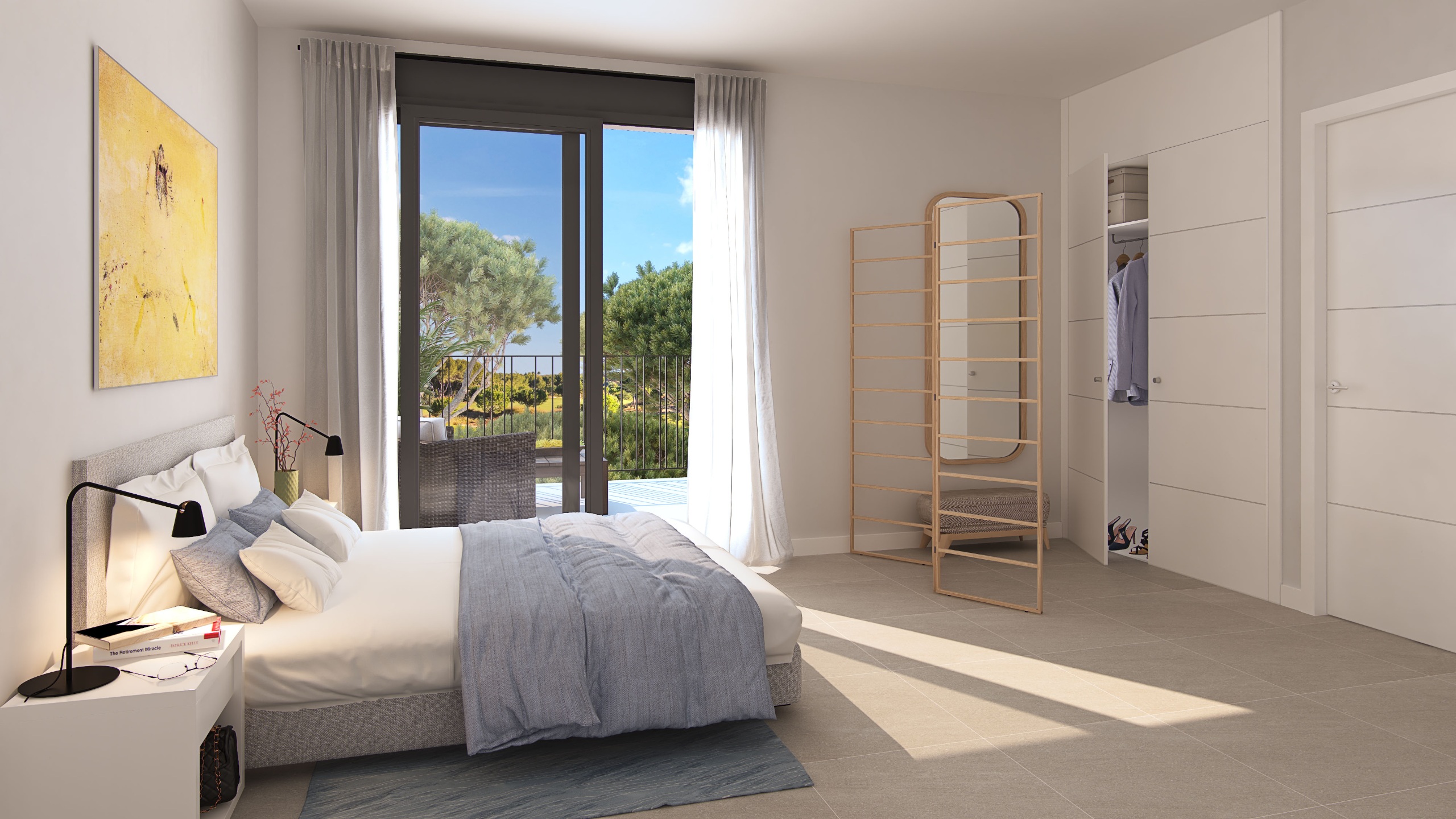 Main bedroom over the golf course